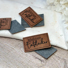 Kunstlederlabel - 1 Stück - kleiner Entdecker