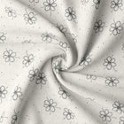 Bio French Terry - Mini Traumblüte Black&White